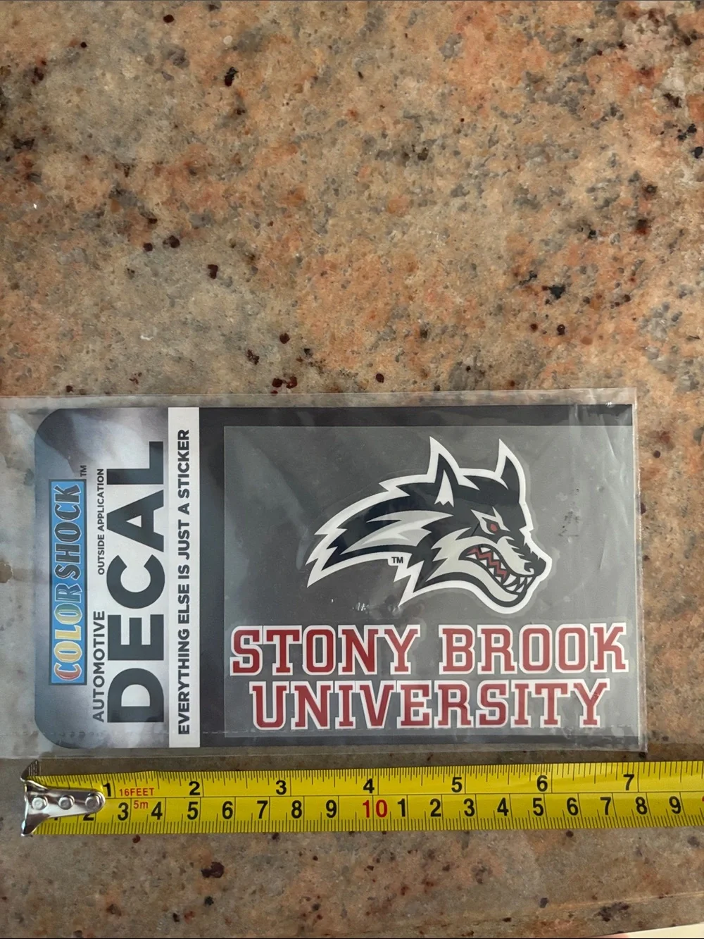 SBU Stony Brook University Wolfie Seawolf Sticker Car Decal